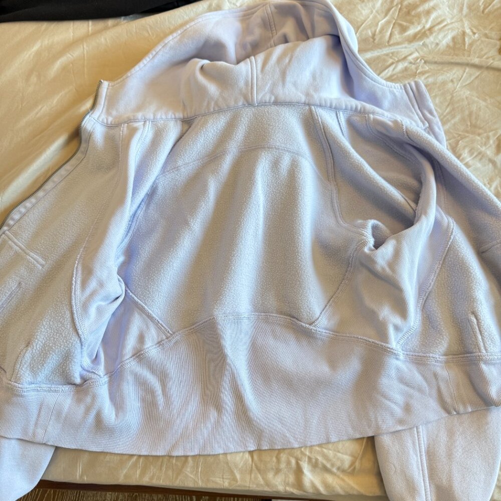 Lululemon Scuba Hooded Full Zip Jacket Blue/Light Purple Size XS/S - Picture 5 of 6